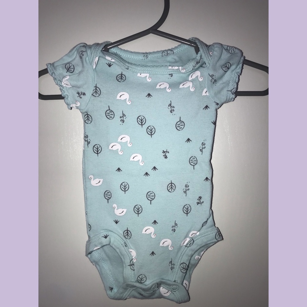 Carter’s baby blue onesie